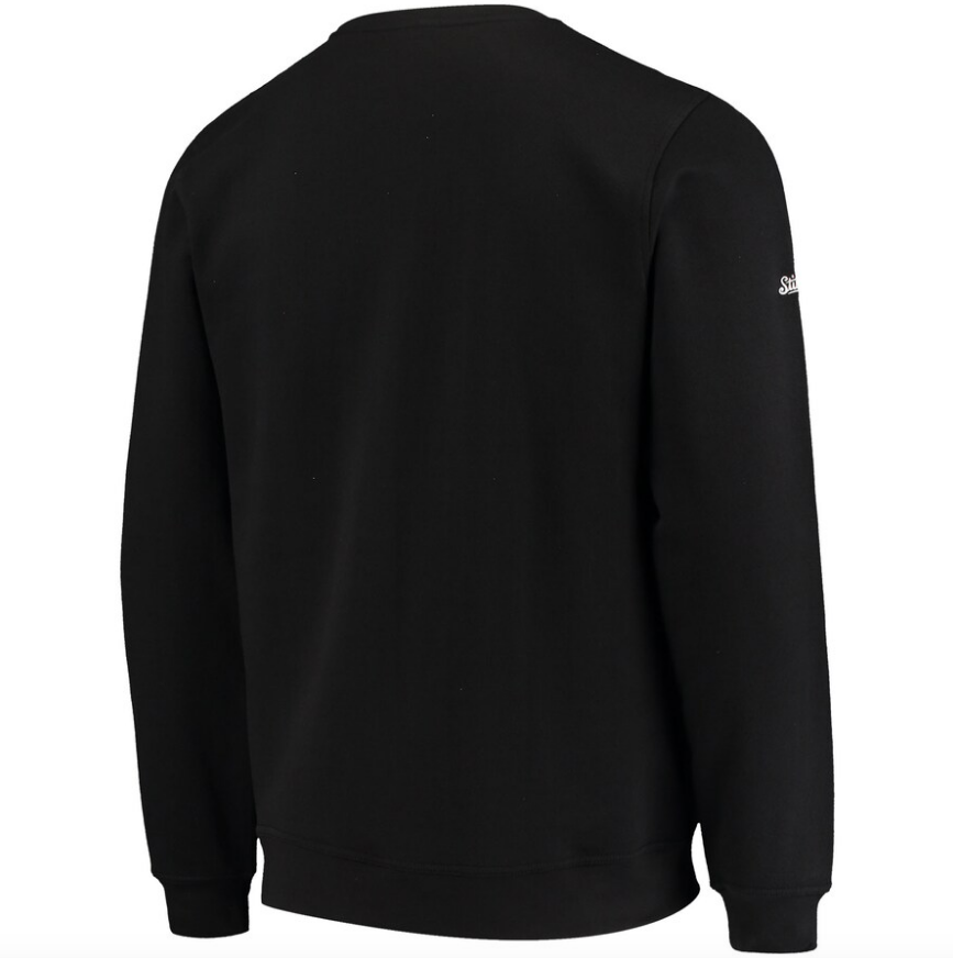 Chicago White Sox Stitches Logo Sweatshirt – Black product image 3, provided for visual reference and product detail review