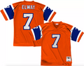 Mens Denver Broncos John Elway Mitchell & Ness Orange 1994 Retired Player Vintage Replica Jersey product image 1, provided