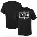 Youth Chicago White Sox Black 2021 AL Central Division Champions Locker Room T-Shirt product image 1, provided for visual