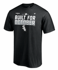Chicago White Sox Fanatics Branded Black 2021 Postseason Locker Room T-Shirt for Men product image 1, provided for visual