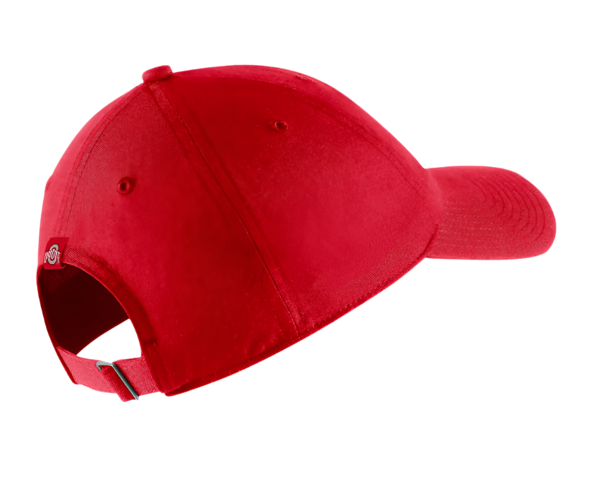 Nike Ohio State Buckeyes Swoosh Heritage 86 Arch Adjustable Performance Hat product image 2, provided for visual reference