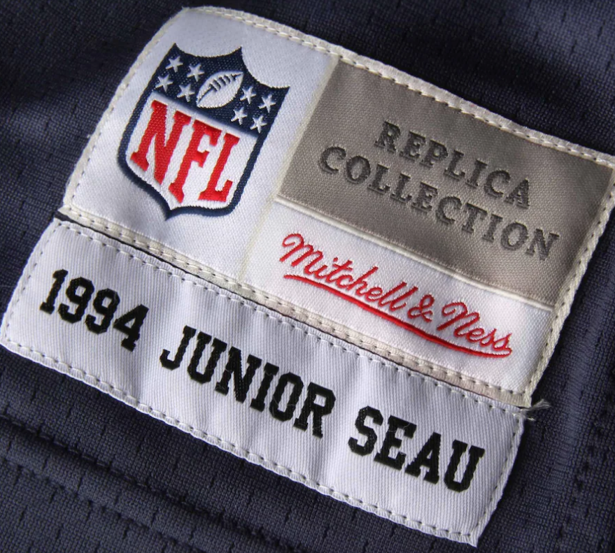 Junior Seau San Diego Chargers Mitchell & Ness Retired Player Legacy Replica Jersey - Navy product image 4, provided for