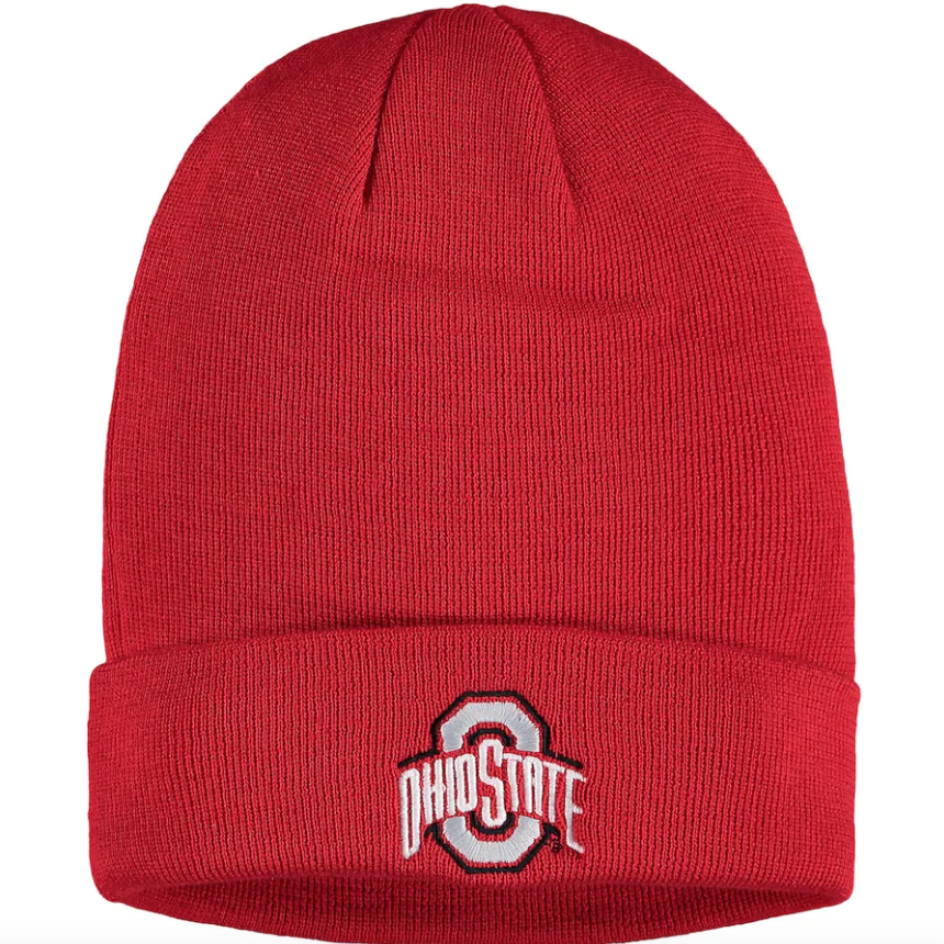 Nike Scarlet Ohio State Buckeyes Core Cuffed Knit Hat for Men product image 1, provided for visual reference and product