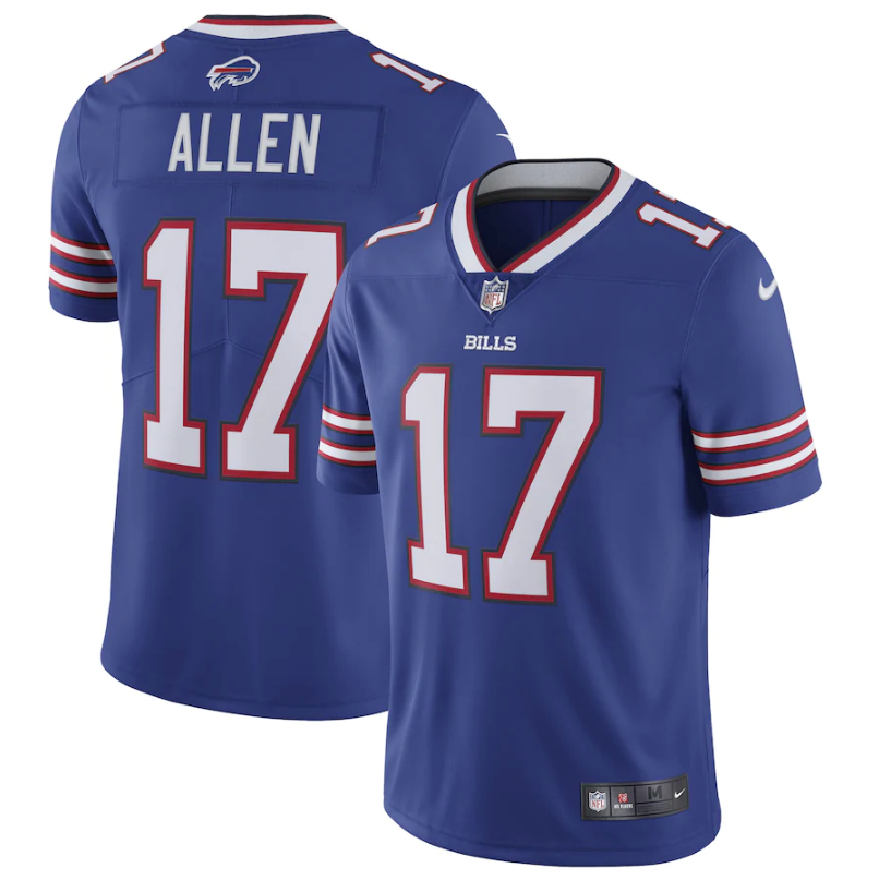 Josh Allen Buffalo Bills Nike Vapor Untouchable Limited Jersey - Royal product image 1, provided for visual reference and