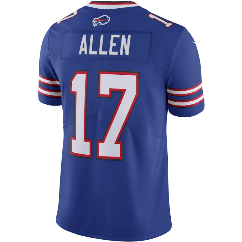 Josh Allen Buffalo Bills Nike Vapor Untouchable Limited Jersey - Royal product image 3, provided for visual reference and