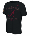 Alabama Crimson Tide Veterans Day Nike Sideline Black T-Shirt product image 1, provided for visual reference and product