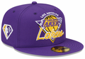 Los Angeles Lakers NBA 2021 Tip Off New Era Purple 59FIFTY Fitted Hat for Men product image 1, provided for visual reference