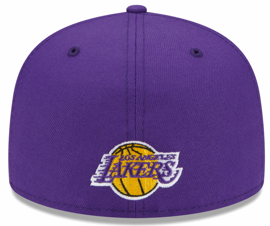 Los Angeles Lakers NBA 2021 Tip Off New Era Purple 59FIFTY Fitted Hat for Men product image 4, provided for visual reference
