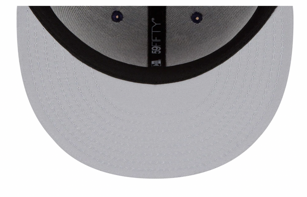 Los Angeles Lakers NBA 2021 Tip Off New Era Purple 59FIFTY Fitted Hat for Men product image 5, provided for visual reference