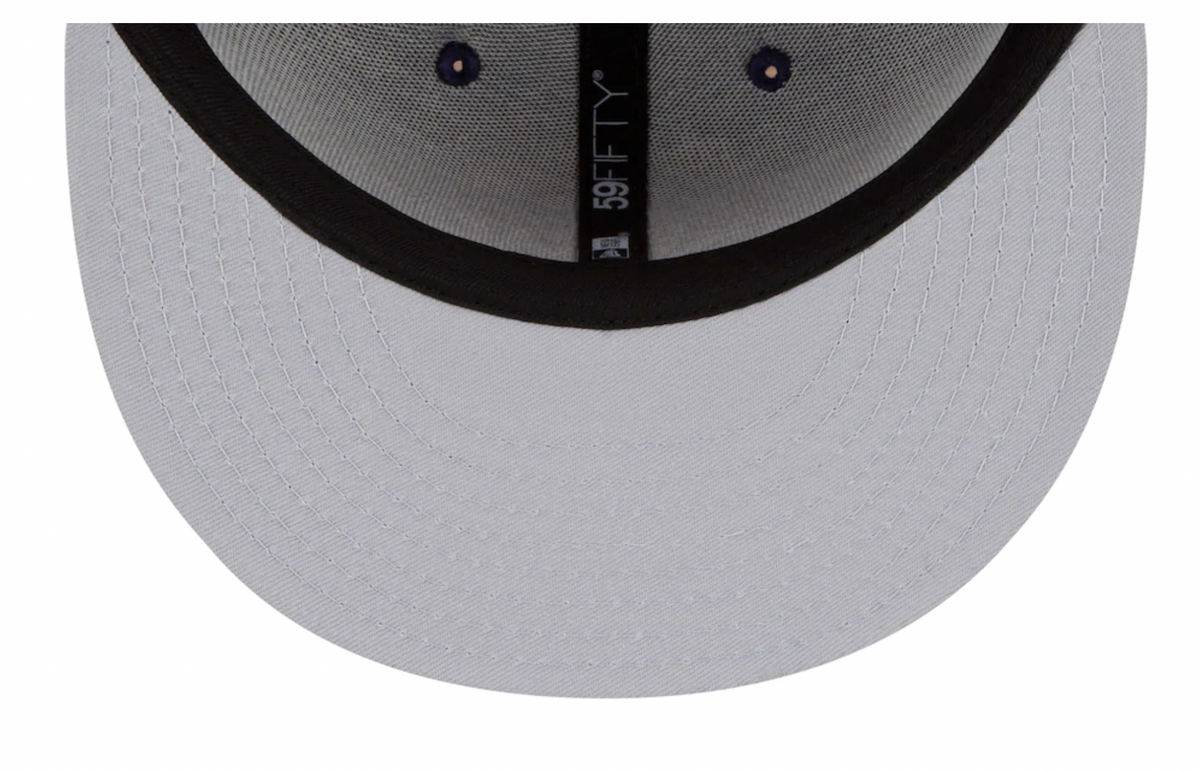 Los Angeles Lakers NBA 2021 Tip Off New Era Purple 59FIFTY Fitted Hat for Men product image 5, provided for visual reference
