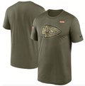 Kansas City Chiefs Nike Olive 2021 Salute To Service Legend Performance T-Shirt for Men product image 1, provided for visual