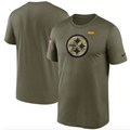 Pittsburgh Steelers Nike Olive 2021 Salute To Service Legend Performance T-Shirt for Men product image 1, provided for