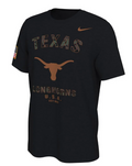 Texas Longhorns Veterans Day Nike Sideline Black T-Shirt product image 1, provided for visual reference and product detail