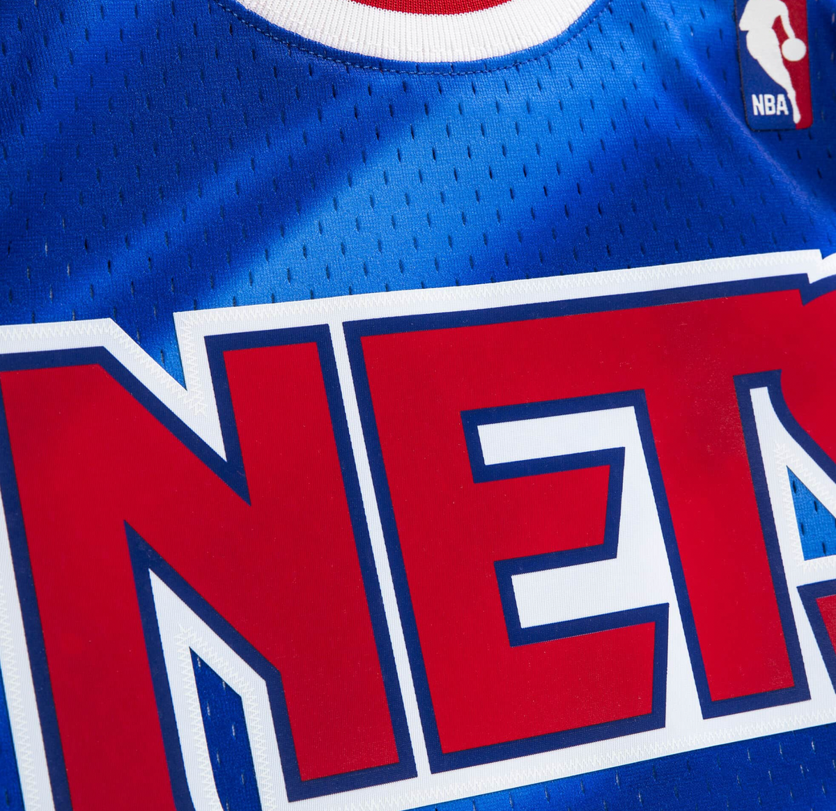 Derrick Coleman New Jersey Nets Mitchell & Ness 1990-91 Hardwood Classics Swingman Jersey - Blue for Men product image 4,