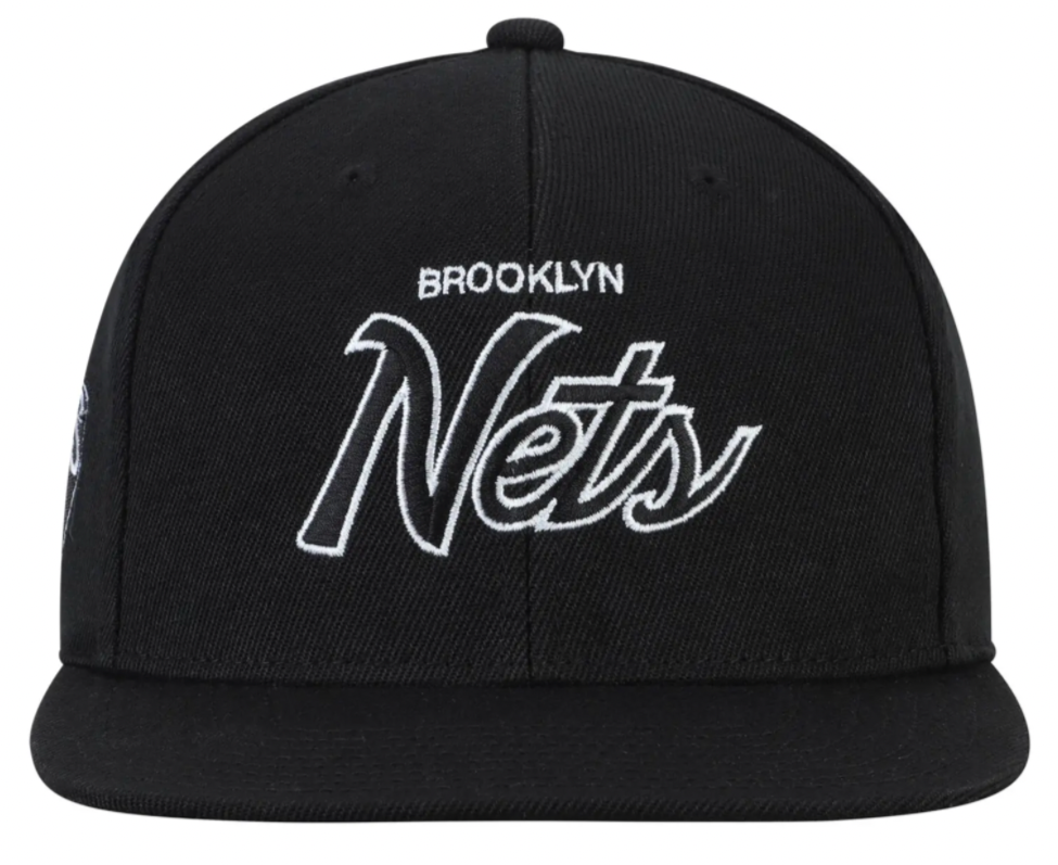 Brooklyn Nets Black NBA Sports Specialty Snapback Adjustable Hat for Men product image 1, provided for visual reference and