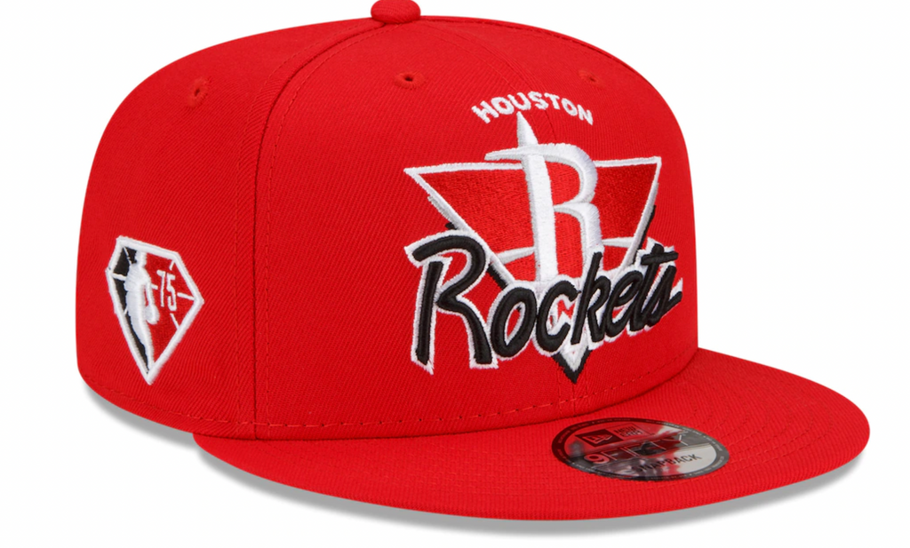 Houston Rockets New Era Red 2021 NBA Tip Off Snapback Hat product image 1, provided for visual reference and product detail
