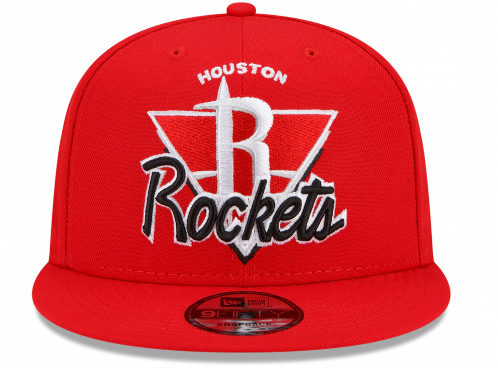 Houston Rockets New Era Red 2021 NBA Tip Off Snapback Hat product image 2, provided for visual reference and product detail