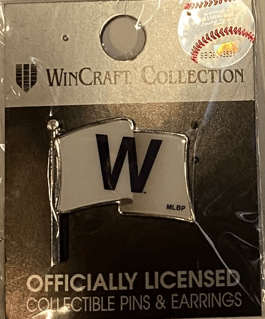 Chicago Cubs "W" Flag Collectors Lapel Pin product image 1, provided for visual reference and product detail review