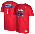 Toronto Raptors Tracy McGrady Mitchell & Ness Red Reload Name & Number T-Shirt for Men product image 1, provided for visual