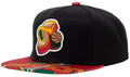 Mitchell & Ness Black/Red Seattle SuperSonics Hardwood Classics Snapshot Adjustable Snapback Hat for Men product image 1,