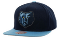 Memphis Grizzlies Mitchell & Ness Core Basic Adjustable Snapback Hat for Men product image 1, provided for visual reference