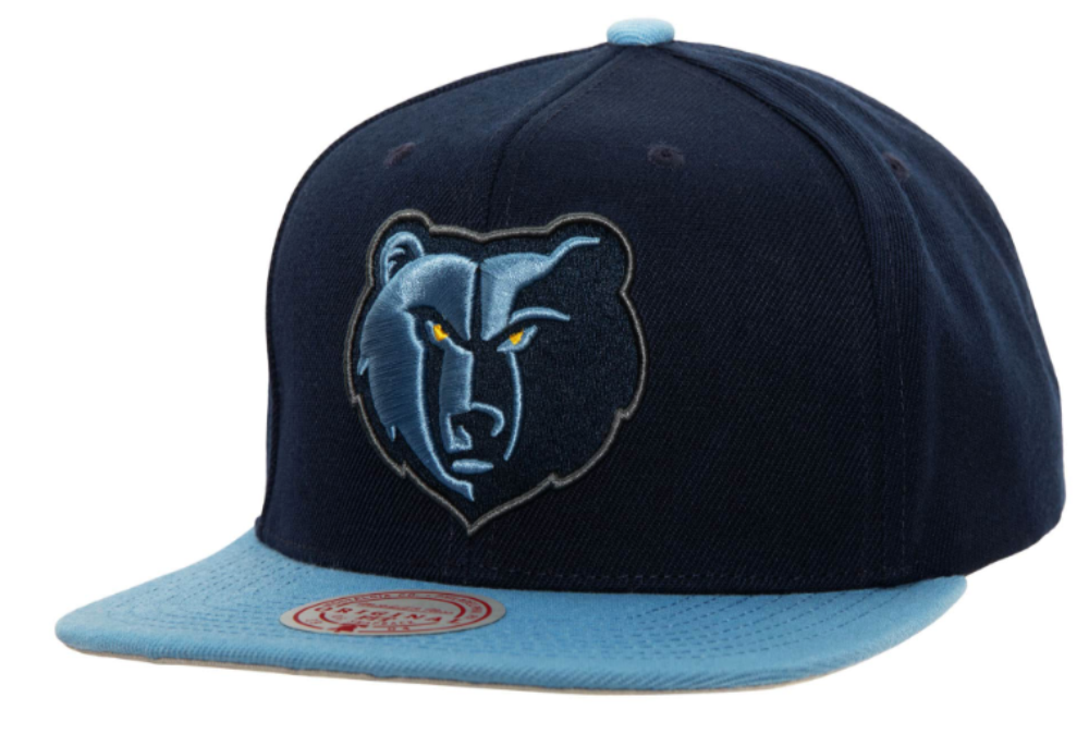 Memphis Grizzlies Mitchell & Ness Core Basic Adjustable Snapback Hat for Men product image 1, provided for visual reference