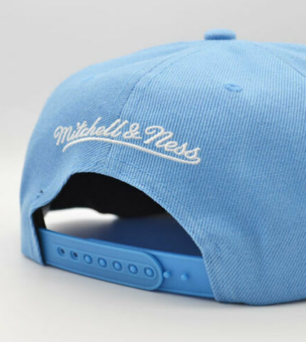 Mitchell & Ness Houston Rockets Hardwood Classics Sky Blue Adjustable Snapback Hat for Men product image 3, provided for
