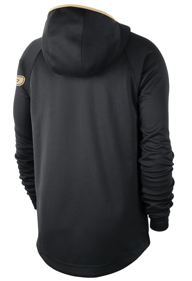 Purdue Boilermakers Nike Basketball Spotlight Performance Raglan Pullover Hoodie - Black product image 2, provided for