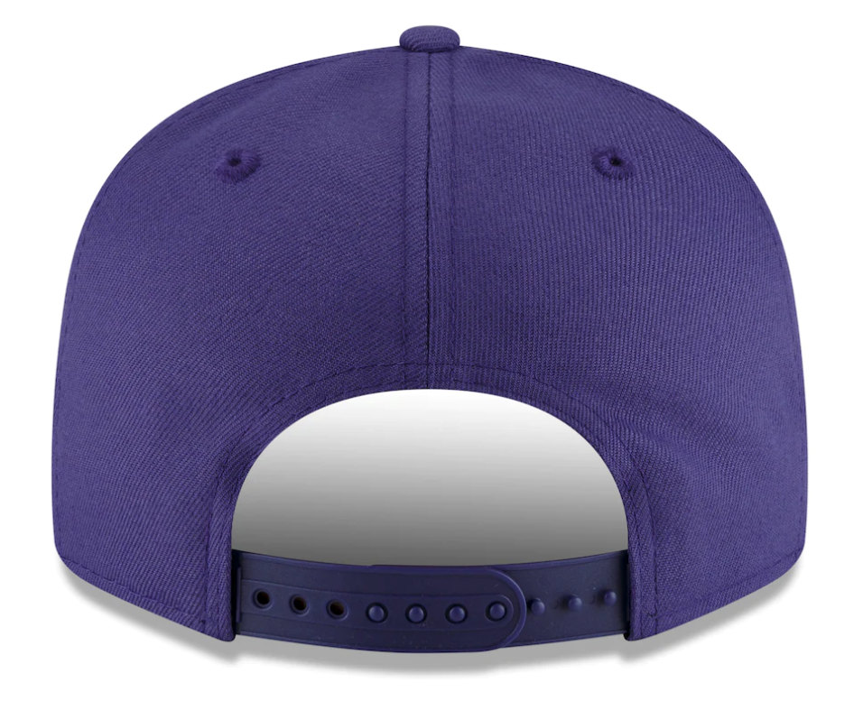 Mens Phoenix Suns NBA 2022 Back Half New Era Purple 9FIFTY Snapback Hat product image 3, provided for visual reference and