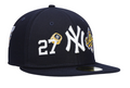 New York Yankees 27 Time World Series Champions Edition Navy New Era 59FIFTY Fitted Hat product image 1, provided for visual