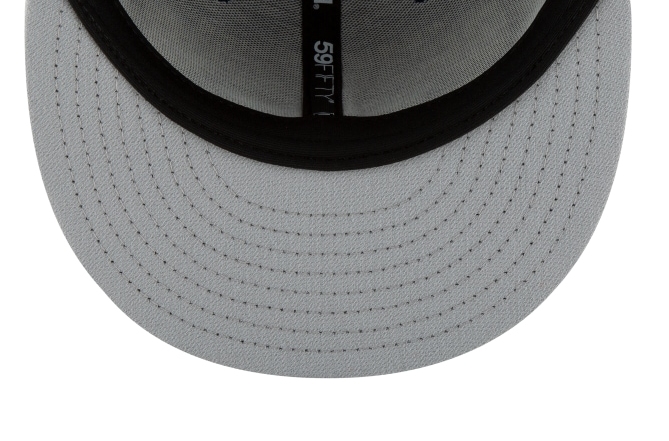 New York Yankees Black and White 59Fifty Fitted Hat product image 7, provided for visual reference and product detail review