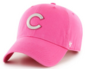 Chicago Cubs MLB Magenta Primary Logo 47 Clean Up Strapback Cap product image 1, provided for visual reference and product