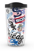 Chicago White Sox ™All Over Print Wrap 16oz. Cup product image 1, provided for visual reference and product detail review