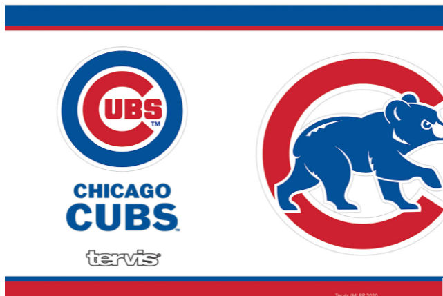 Chicago Cubs™ Tradition 20 oz. Stainless Steel Tumbler product image 3, provided for visual reference and product detail