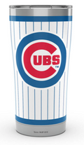 Chicago Cubs™ Pinstripes 20 oz. Stainless Steel Tumbler product image 1, provided for visual reference and product detail