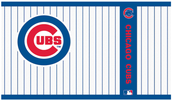 Chicago Cubs™ Pinstripes 20 oz. Stainless Steel Tumbler product image 3, provided for visual reference and product detail