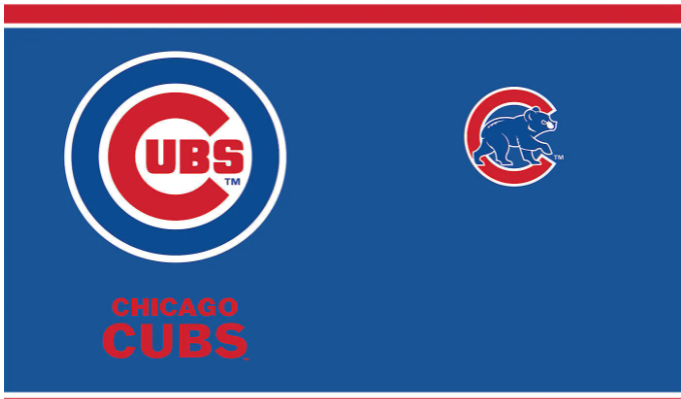 Chicago Cubs™ Home Run 20 oz. Stainless Steel Tumbler product image 3, provided for visual reference and product detail