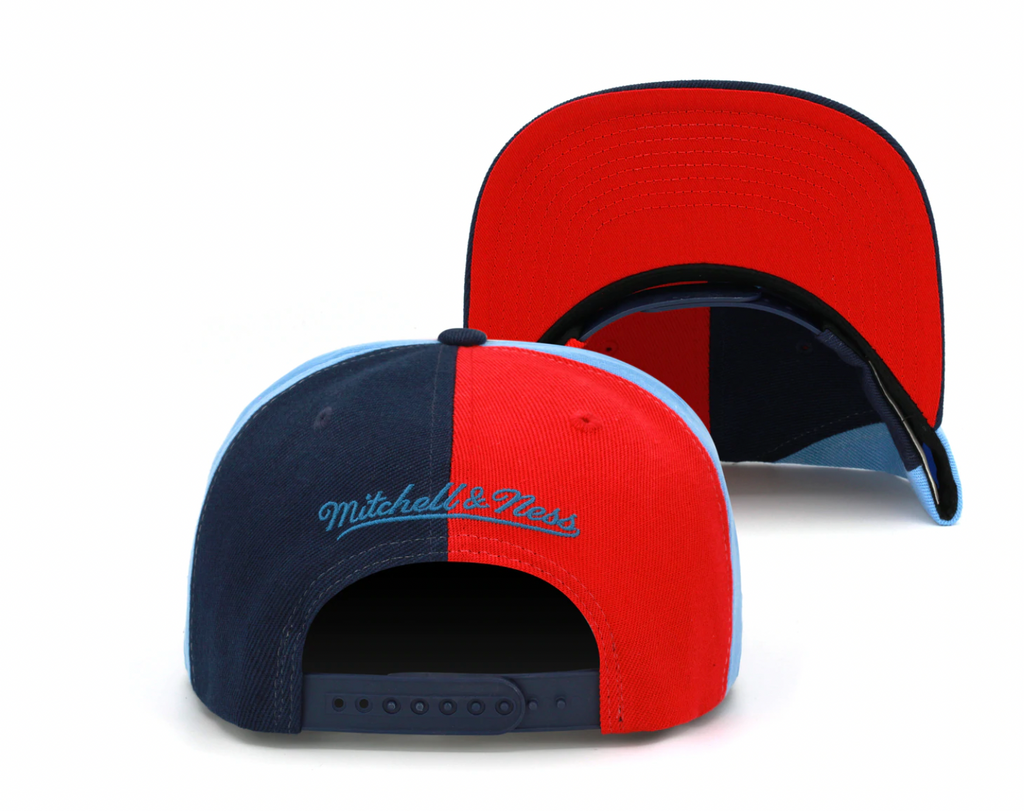 Houston Rockets Mitchell & Ness NBA Pinwheel Snapback Hat for Men product image 2, provided for visual reference and product