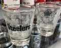 Pittsburgh Steelers All Over Print 2oz. Shot Glass product image 1, provided for visual reference and product detail review