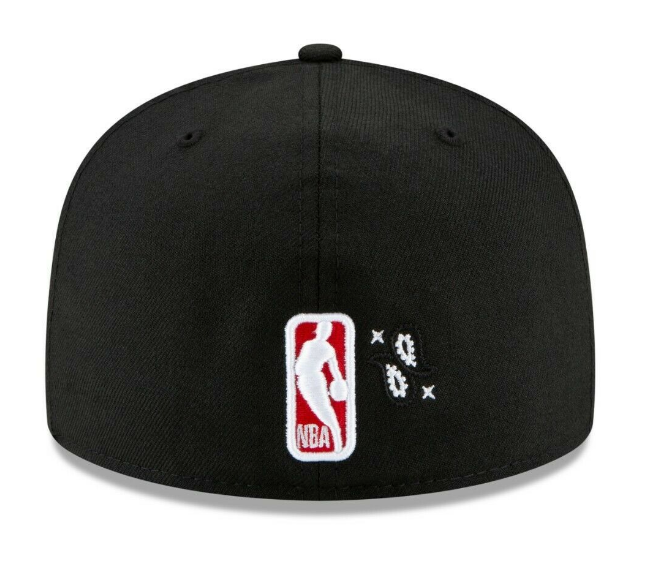 Chicago Bulls New Era Paisley Elements 59FIFTY Fitted Hat - Black product image 6, provided for visual reference and product