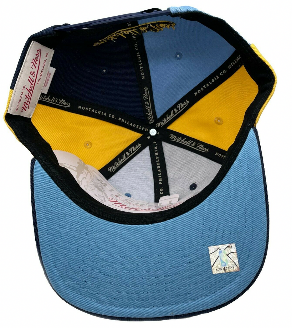 Memphis Grizzlies Mitchell & Ness NBA Pinwheel Snapback Hat product image 6, provided for visual reference and product