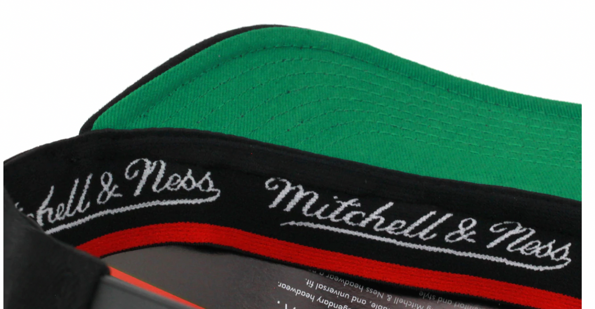 Detroit Pistons Mitchell & Ness 2 Tone 2.0 Teal Snapback Hat for Men product image 4, provided for visual reference and