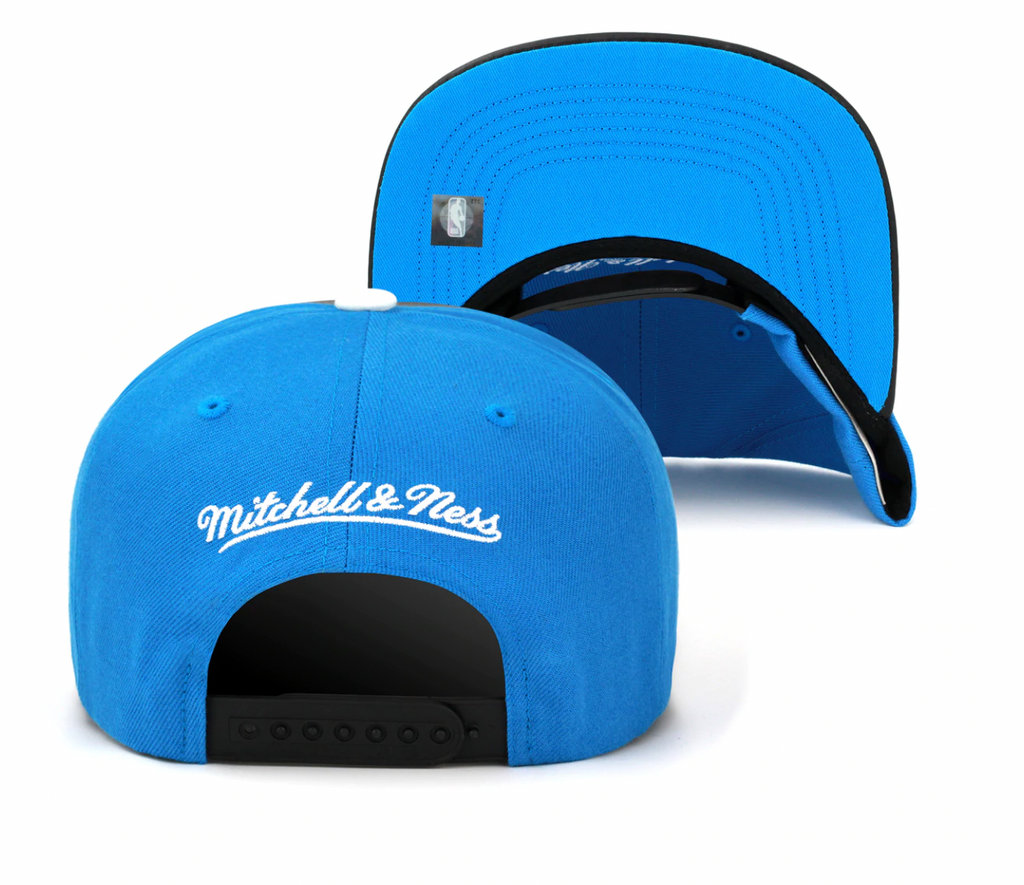 Chicago Bulls Day One Black/Blue/White Mitchell & Ness Snapback Hat product image 3, provided for visual reference and