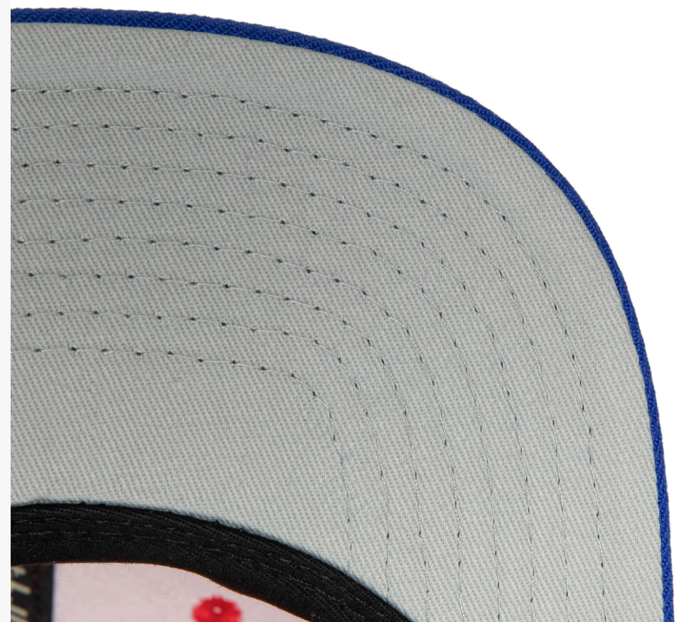 Mens Los Angeles Clippers 2-Tone Red/Royal 2.0 Mitchell & Ness Snapback Hat product image 3, provided for visual reference