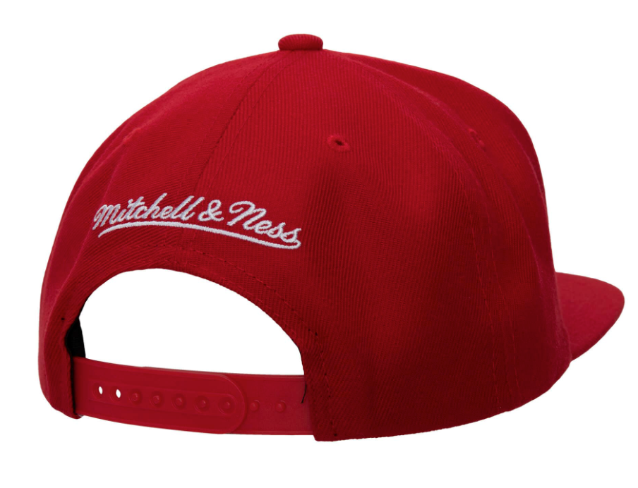 Atlanta Hawks Mitchell & Ness Ground 2.0 Snapback Hat for Men product image 2, provided for visual reference and product