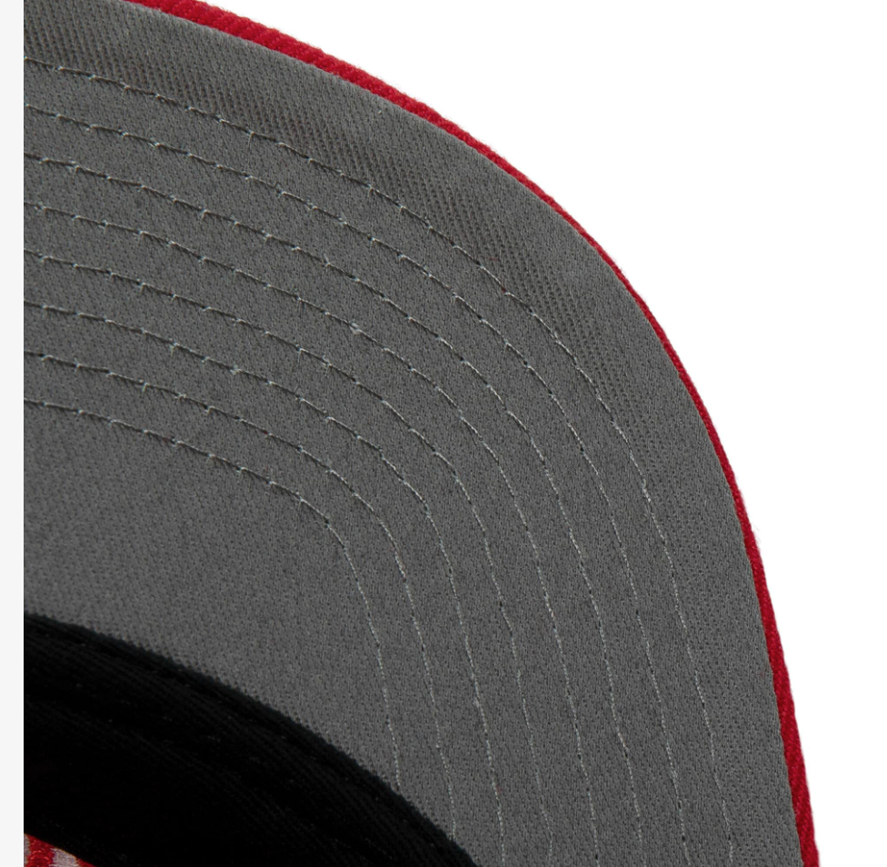 Atlanta Hawks Mitchell & Ness Ground 2.0 Snapback Hat for Men product image 3, provided for visual reference and product
