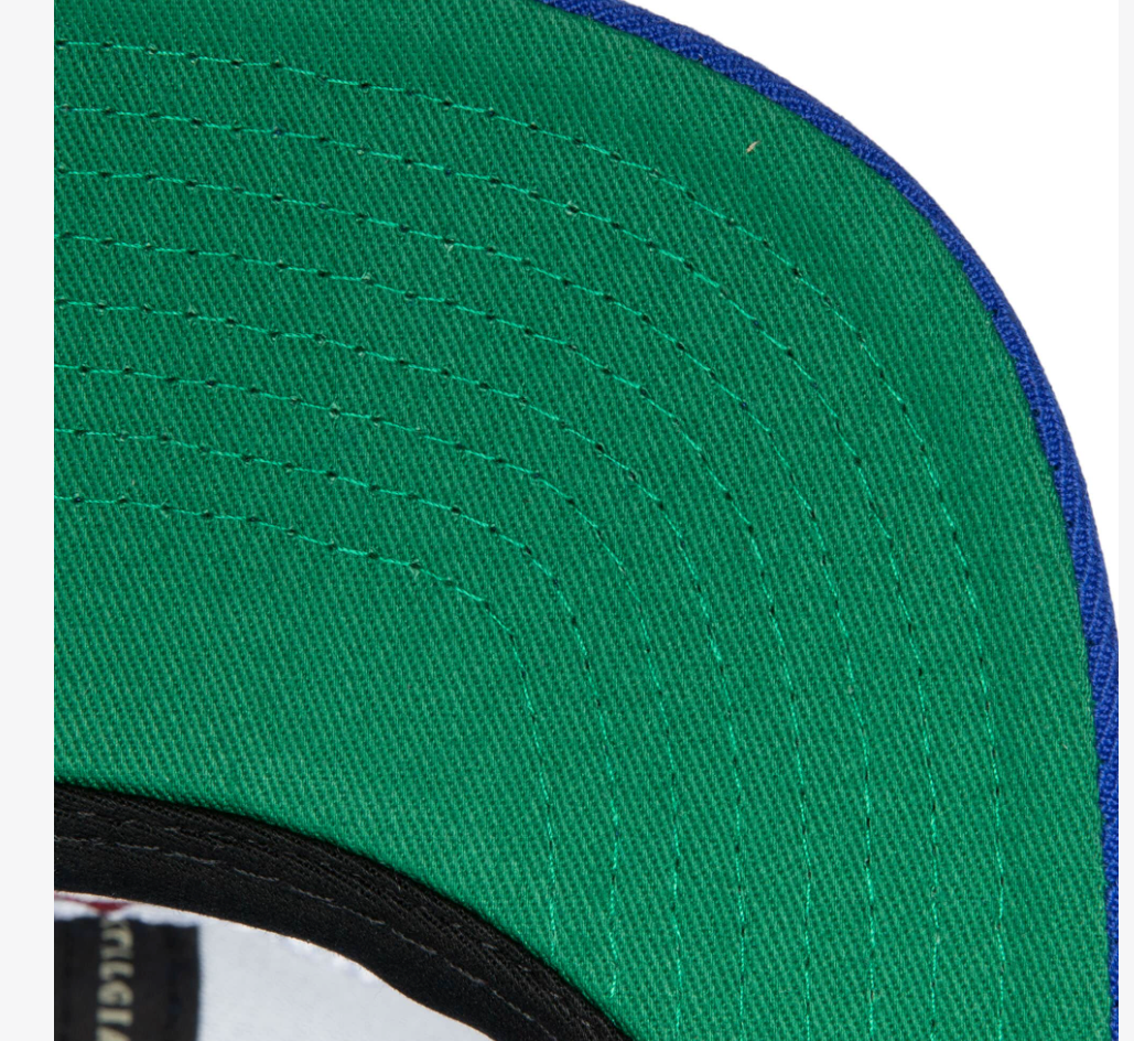 Mitchell & Ness Sacramento Kings Ground 2.0 Royal Blue Snapback Hat for Men product image 3, provided for visual reference
