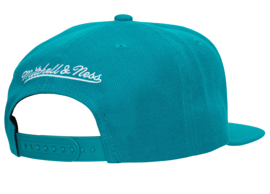 Detroit Pistons Mitchell & Ness HWC Ground 2.0Teal Snapback Hat for Men product image 2, provided for visual reference and