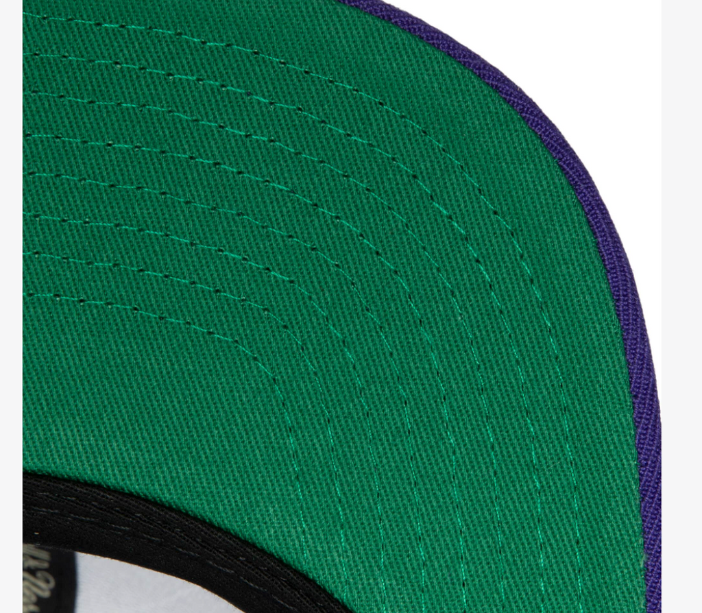Toronto Raptors Ground 2.0 Purple Snapback Hat By Mitchell & Ness for Men product image 3, provided for visual reference and