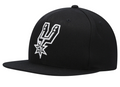 Mitchell & Ness San Antonio Spurs Ground 2.0 Black Adjustable Snapback Hat for Men product image 1, provided for visual